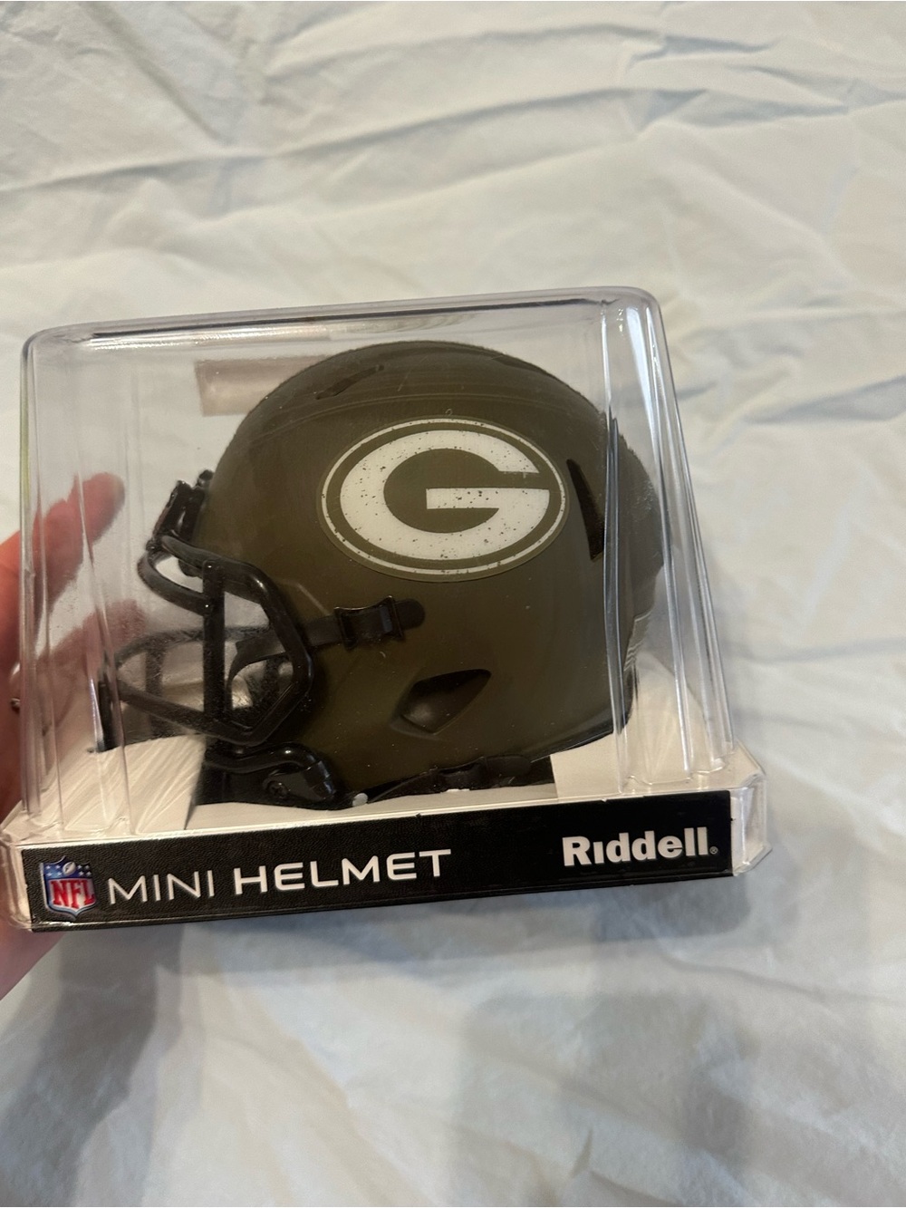 Riddell Green Bay Packers Matte Green Mini Helmet